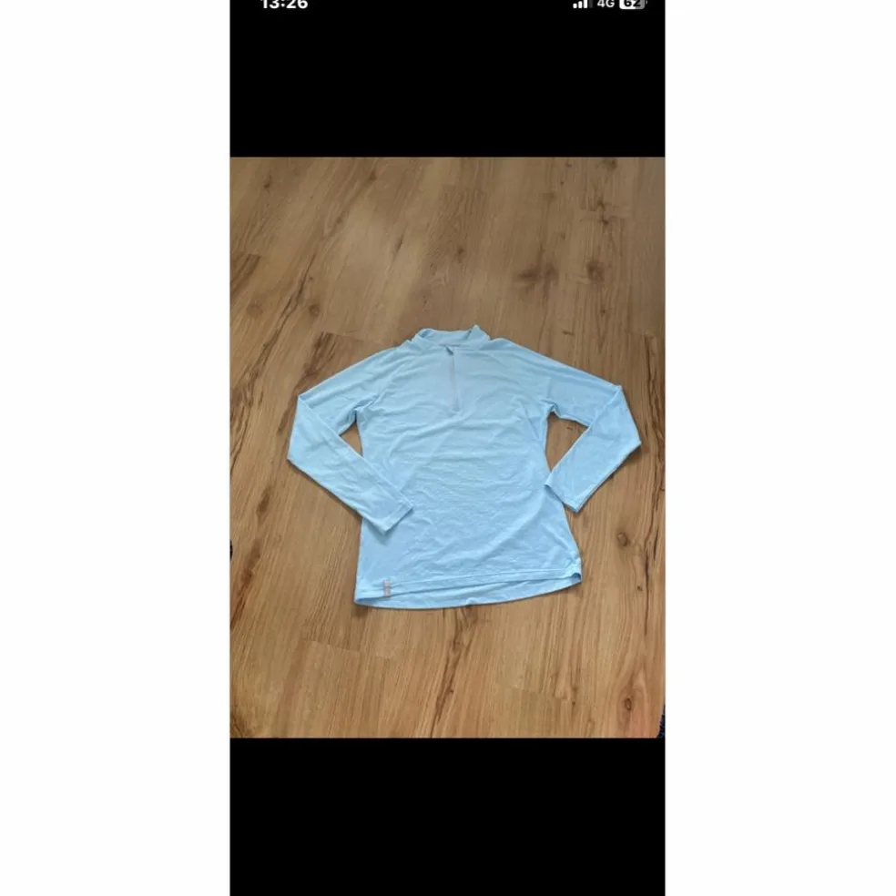 t-shirt manches longues technique bleu kramer