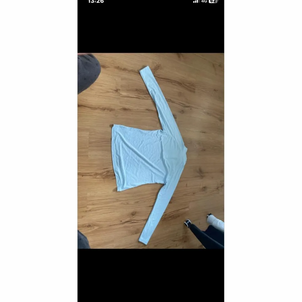 t-shirt manches longues technique bleu kramer
