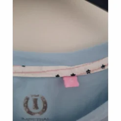 T-shirt équitation bleu à paillette