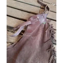 Vend d occasion chaps western a franges en cuir