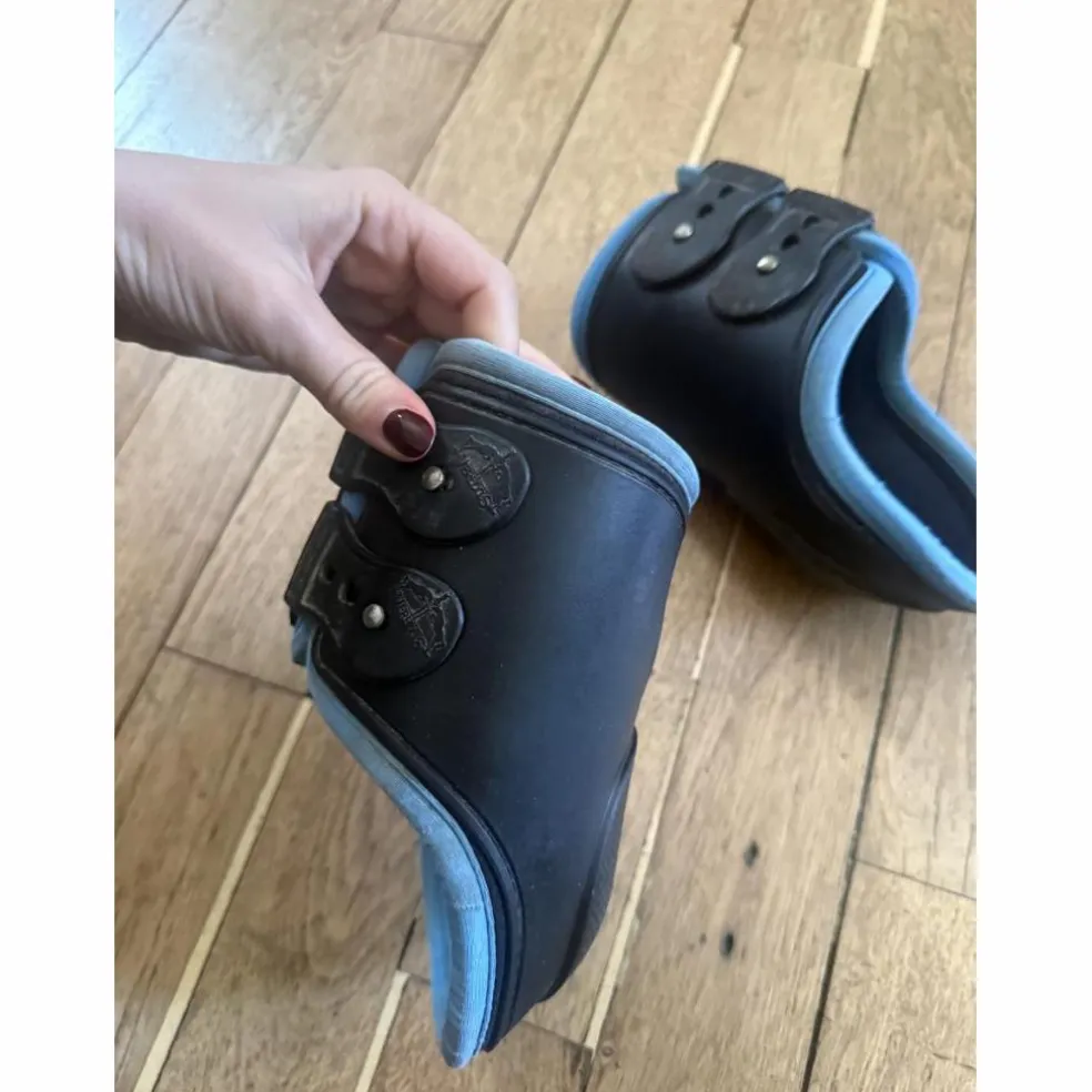Veredus – Protège-Boulets Olympus Color Edition Noir / Bleu taille L