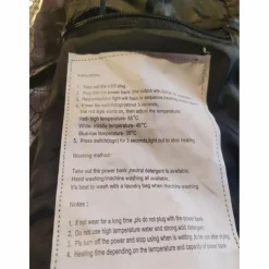 Veste chauffante