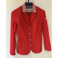 veste concours animo rouge strass