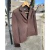 veste concours marron hkm