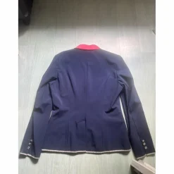 Veste de concours Cavallino Marino bleu et rose