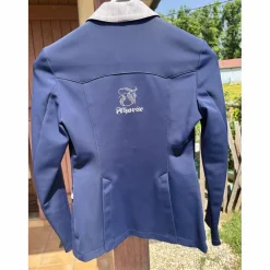Veste de concours Fhorse bleue et grise