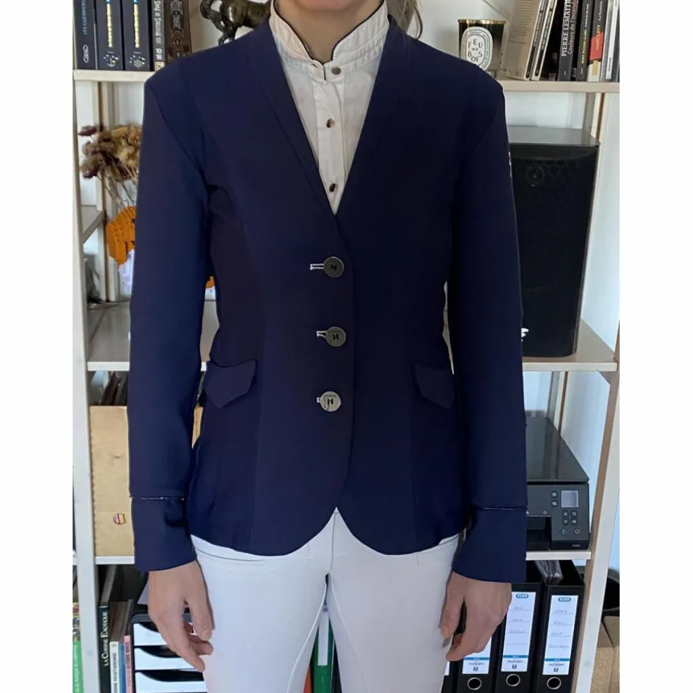 Veste de concours Horse Pilot bleu marine
