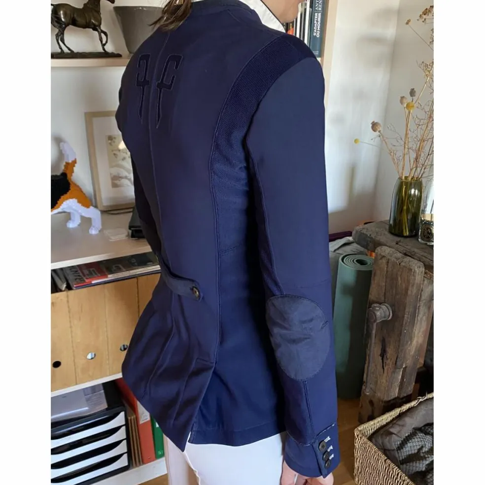 Veste de concours Horse Pilot bleu marine