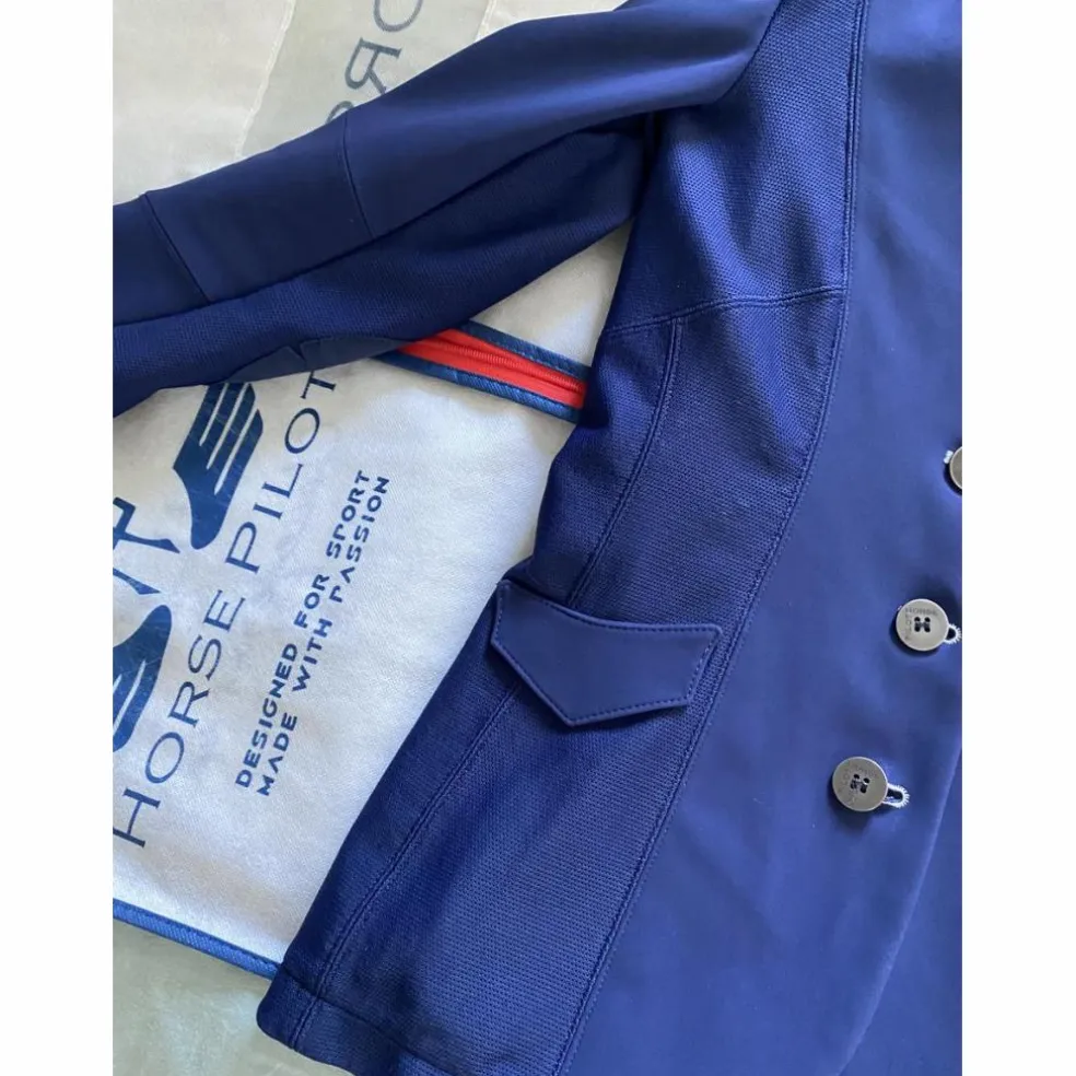 Veste de concours Horse Pilot bleu marine