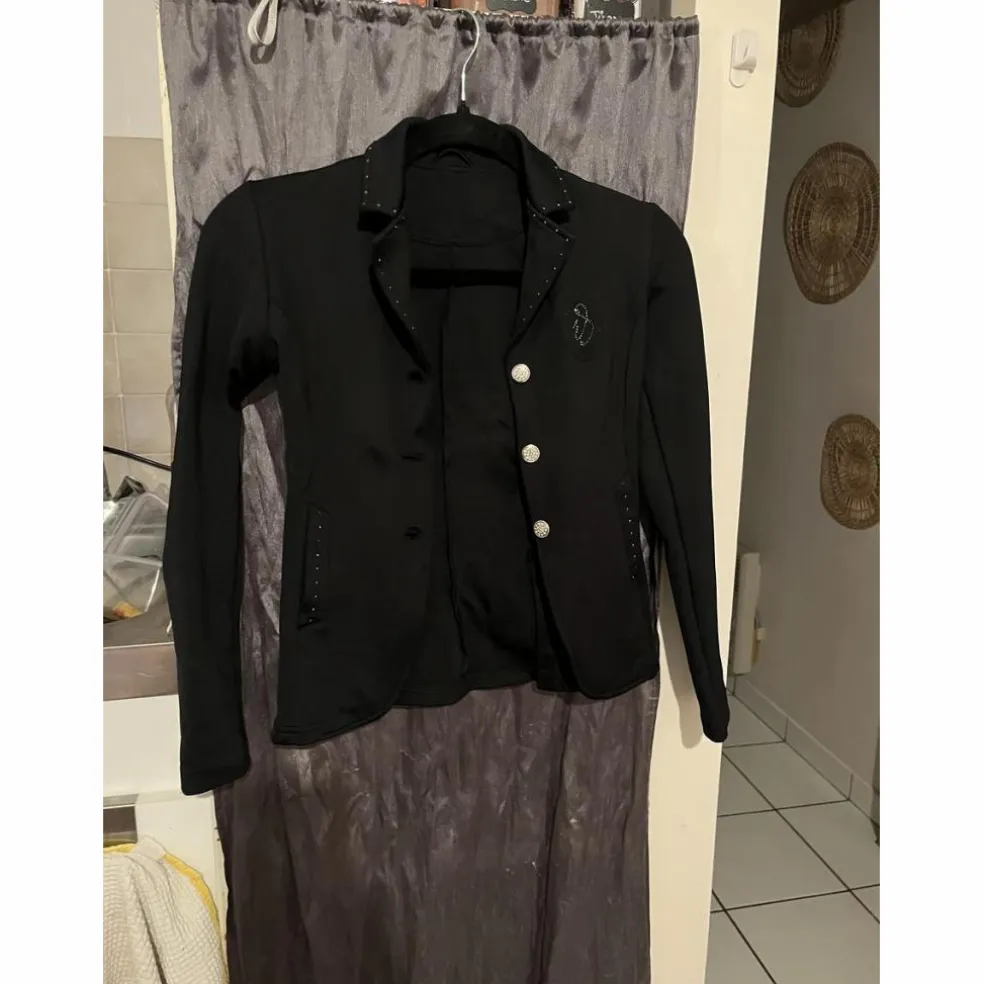 Veste de concours noir enfant