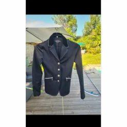 Veste de concours noire Equitheme