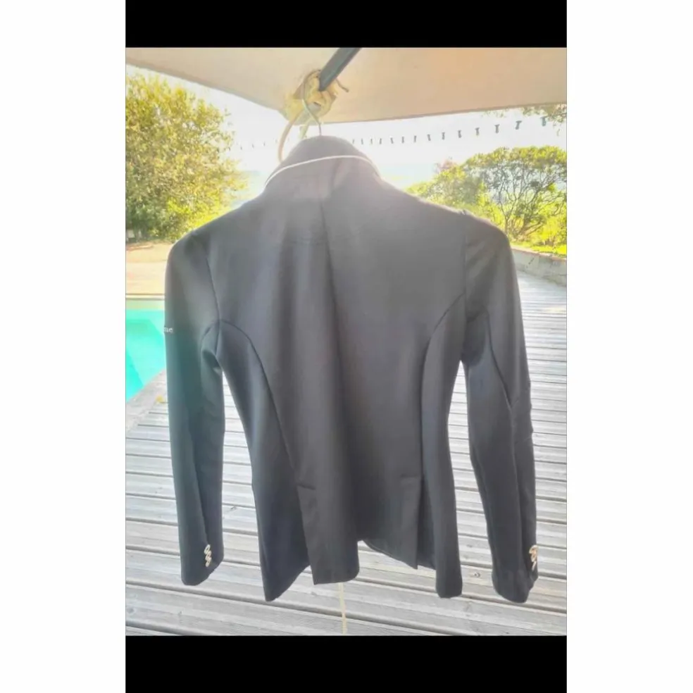 Veste de concours noire Equitheme