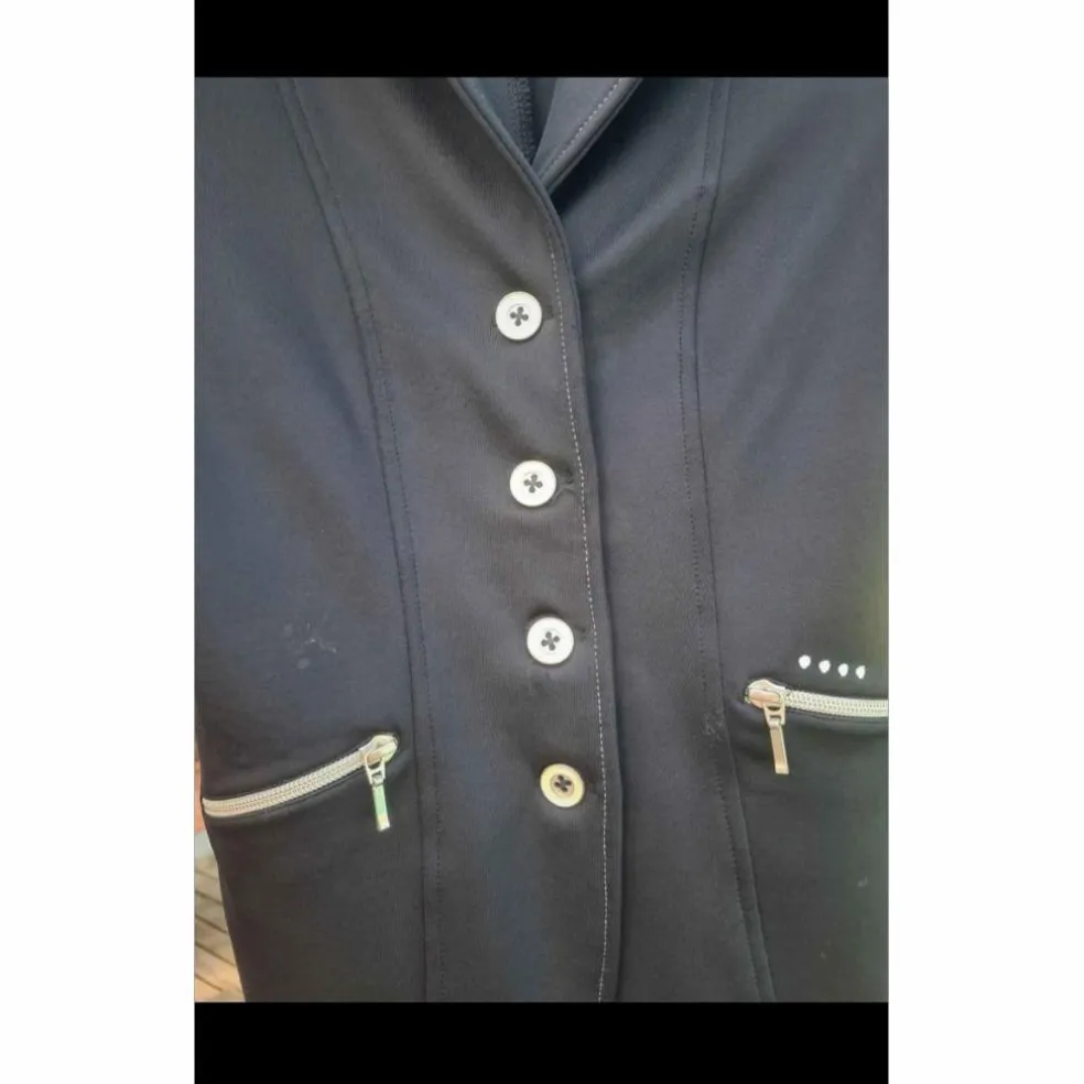 Veste de concours noire Equitheme