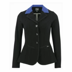 Veste de concours Pénélope Bleu marine col bleu roi T34