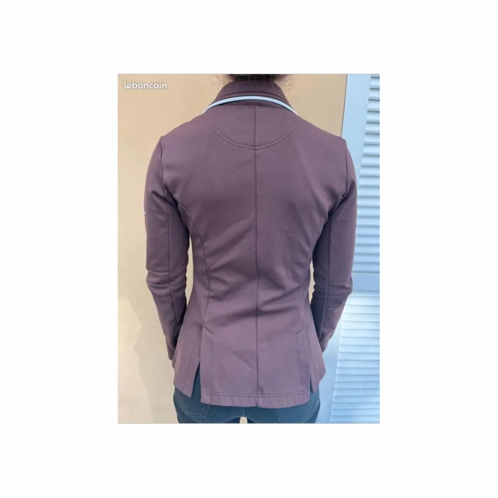 Veste de concours équitation marron Spooks