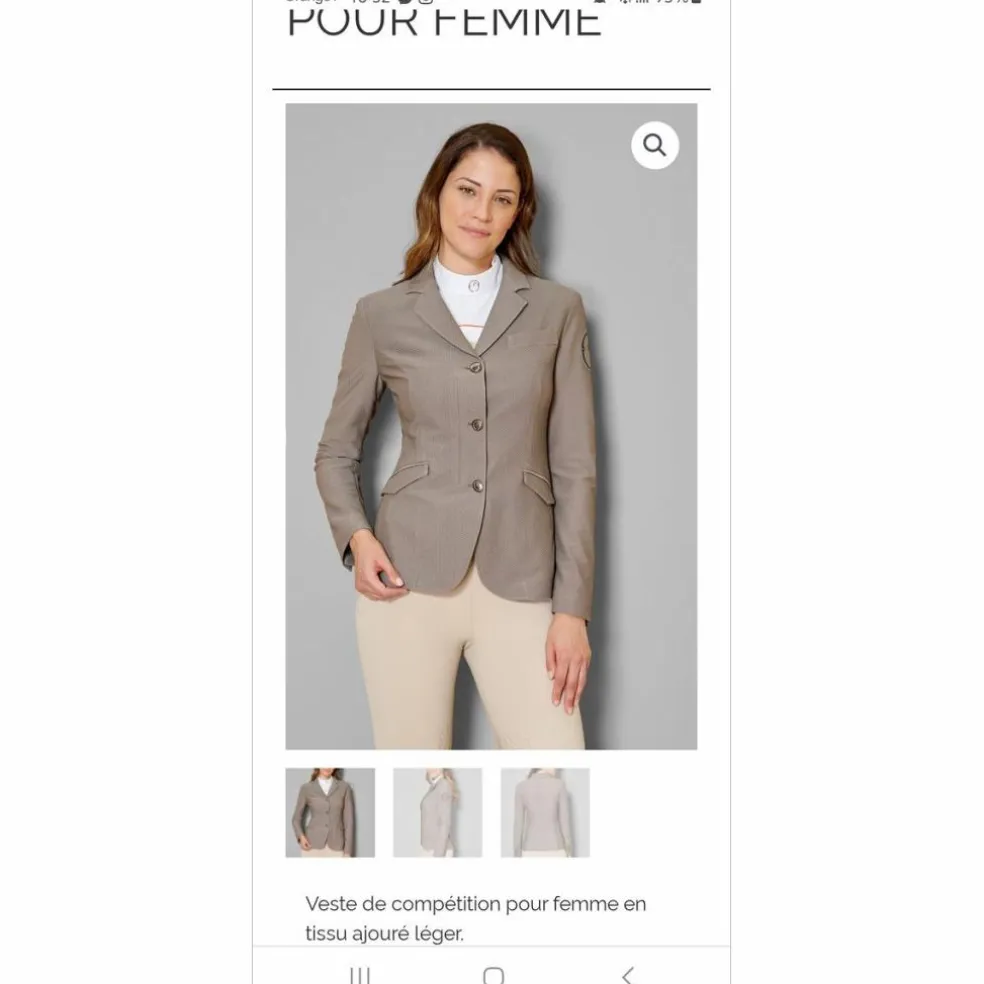 Veste de concours vestrum