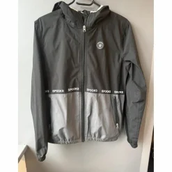 Veste Dianna kaway coupe vent spooks gris noir et blanc zipe taille XS/34