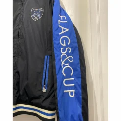 veste Flags and Cup noire et bleue