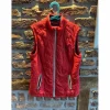 Veste HV polo sans manche rouge M