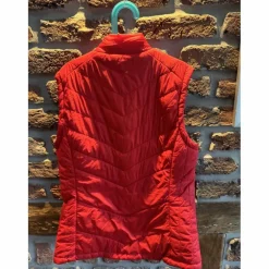 Veste HV polo sans manche rouge M