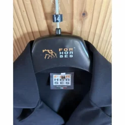 Veste italienne noire de concours équitation Christian ForHorses taille 14-15 ans