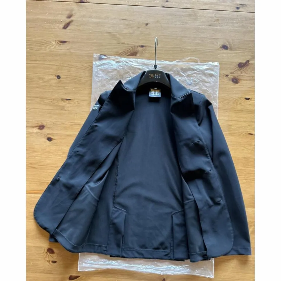 Veste italienne noire de concours équitation Christian ForHorses taille 14-15 ans