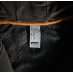 Veste mi-saison grise et marron
