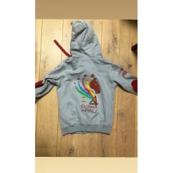 veste plaire légère/ sweat à boutons et capuche