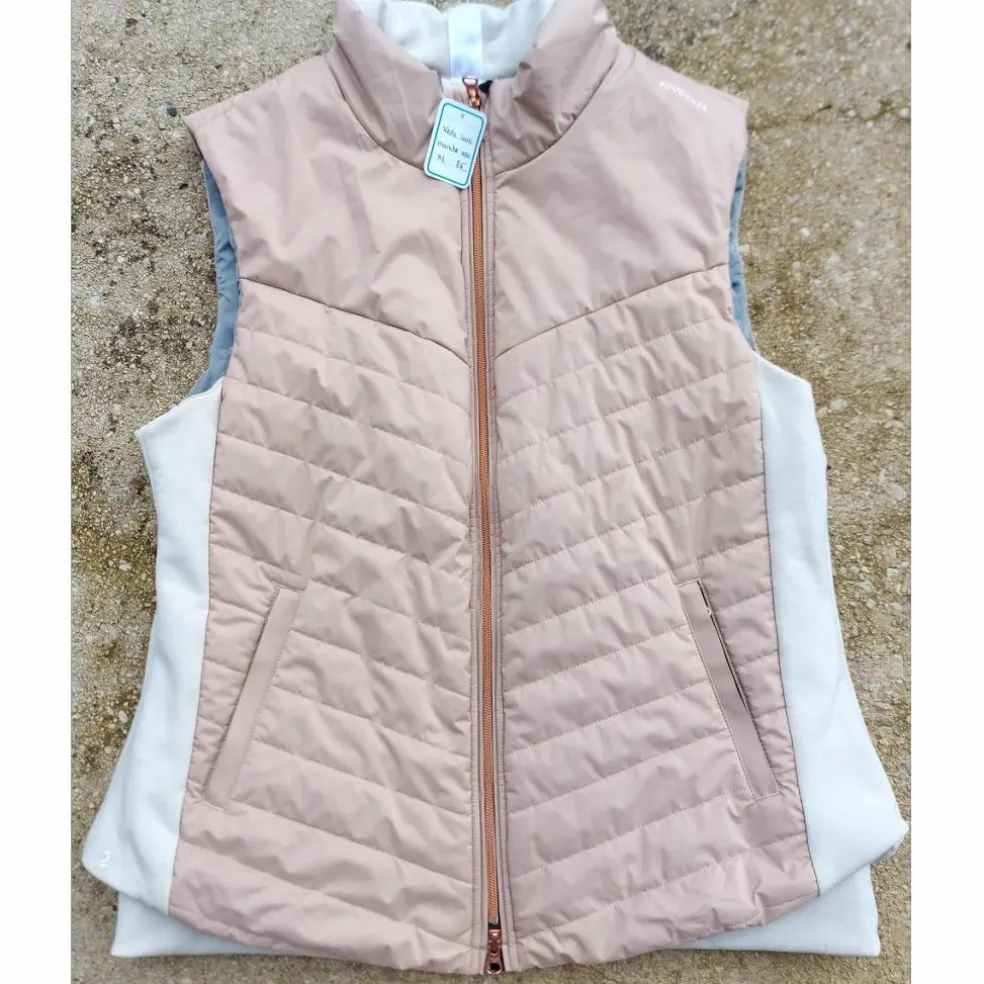Veste sans manche Fouganza rose