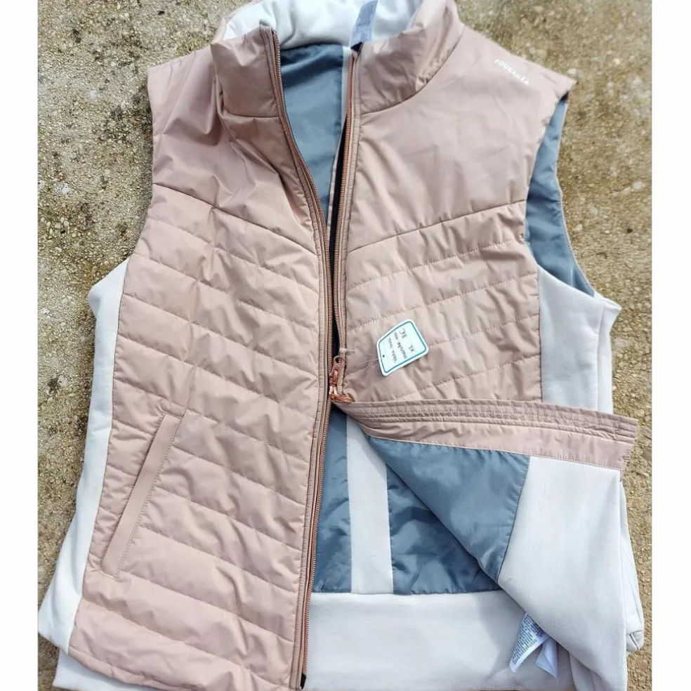 Veste sans manche Fouganza rose