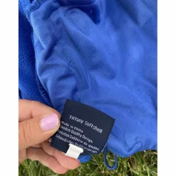 Veste softshell bleue électrique