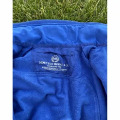 Veste softshell bleue électrique